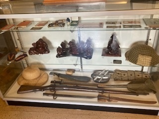 World War II display case