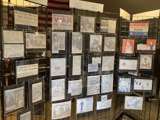 Vertical World War II historical display
