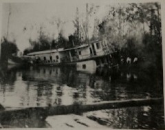 Metamora after she started to sink